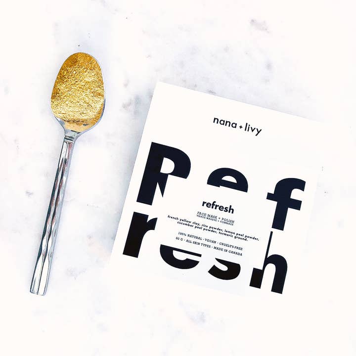 Refresh Face Mask + Polish for wholesale by Nana + Livy