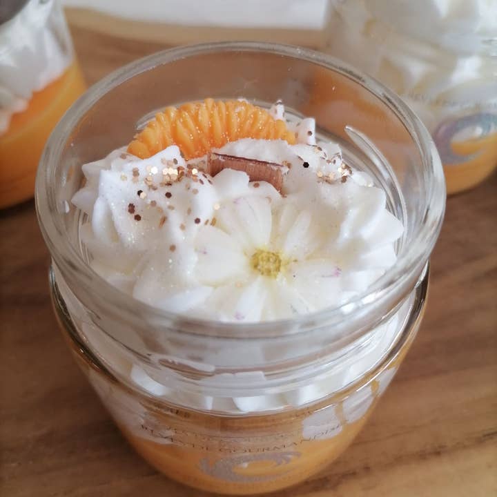 Rêves de gourmandises - Wholesale Jar/Filled Candle - Gourmet candle with wooden wick3