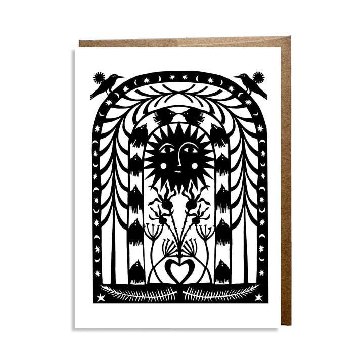 Carte "Arche d'hiver" pour la vente par Anna Brones