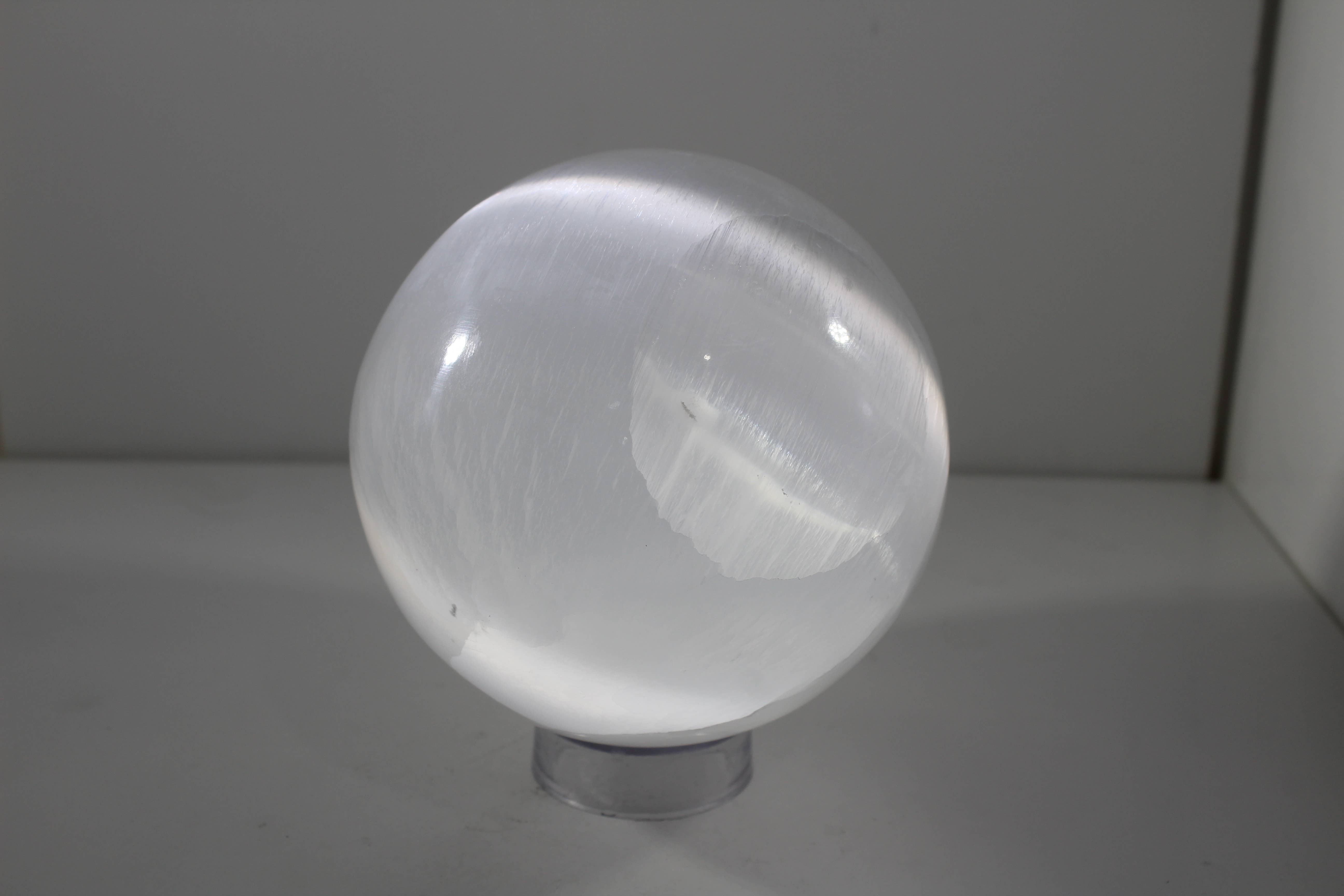Quasar Gems USA - Wholesale Spiritual Stone/Crystal - Selenite Spheres 4cm to 12cm