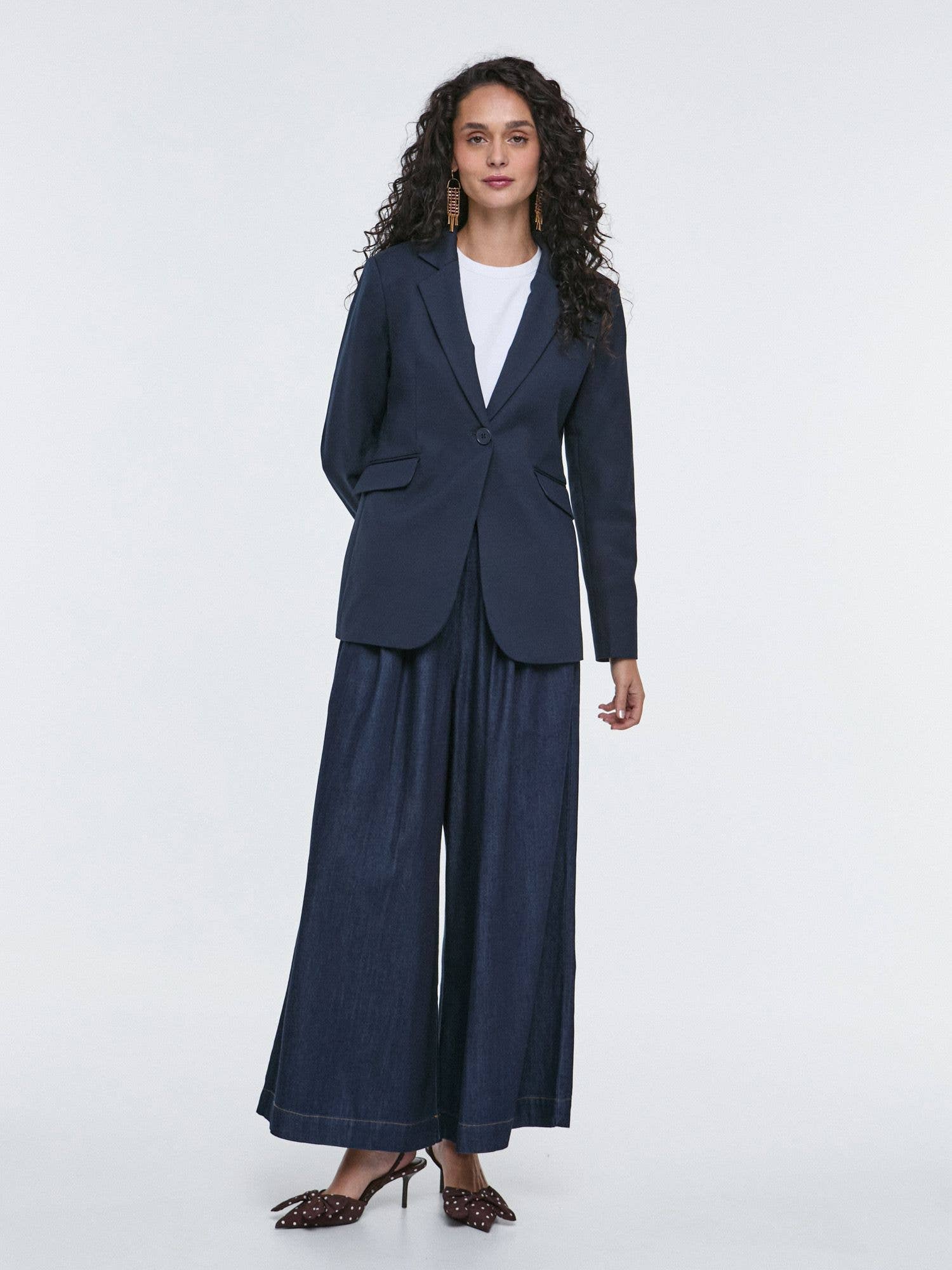 SWEET MAGIC MODA Y COMPLEMENTOS - Wholesale Pants - Women's - DENIM SKORT WITH ELASTIC WAIST4