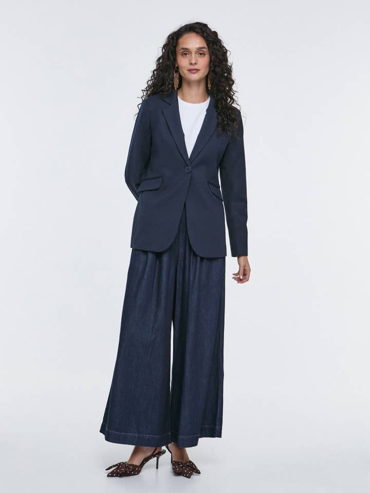 SWEET MAGIC MODA Y COMPLEMENTOS - Wholesale Pants - Women's - DENIM SKORT WITH ELASTIC WAIST4