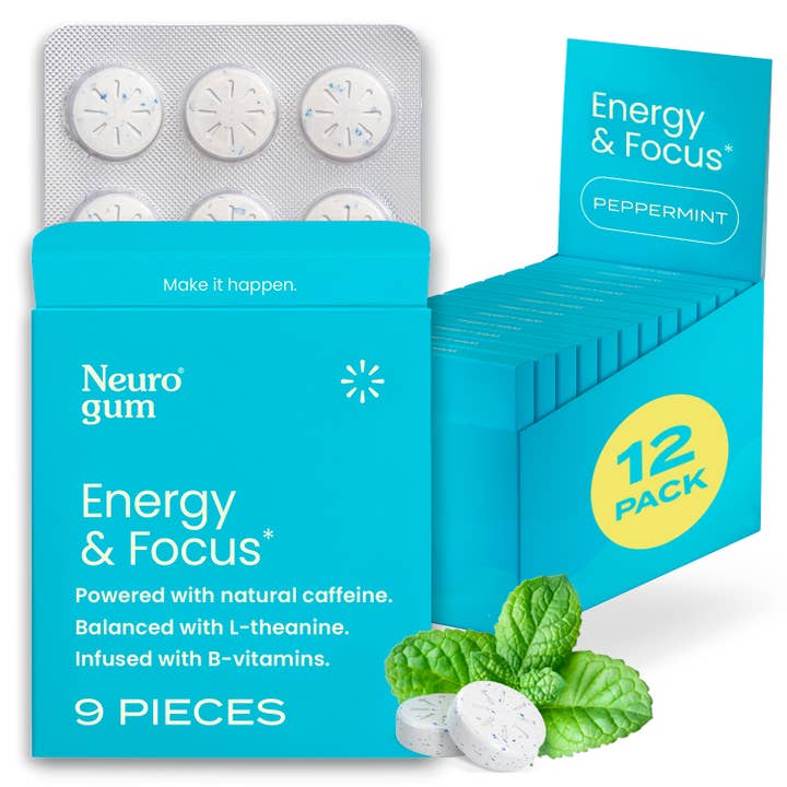 Neuro - Wholesale Chewing Gum - Energy and Focus Gum | Peppermint1