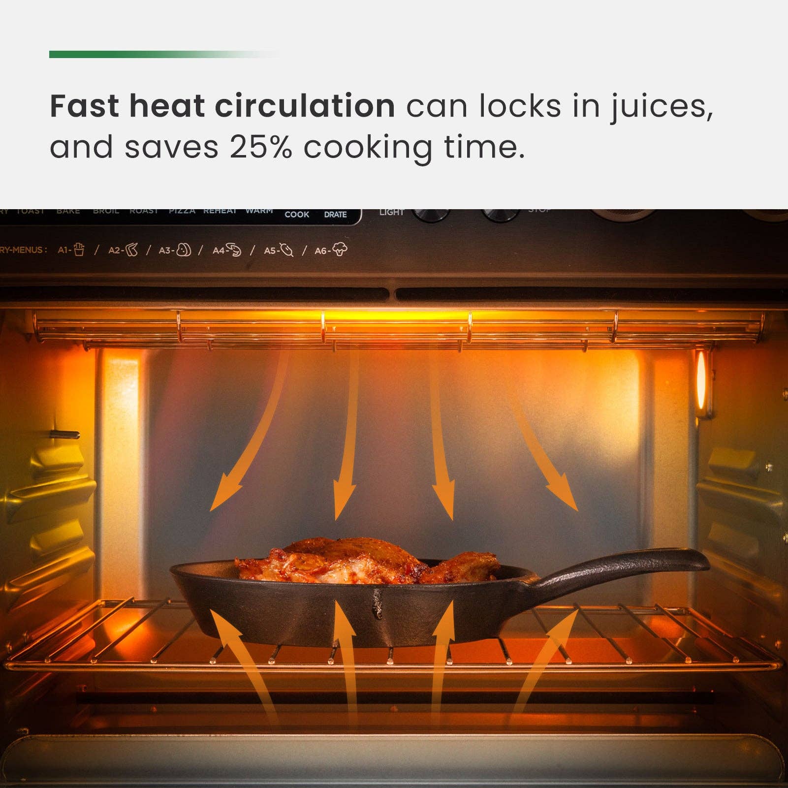 VAL CUCINA - Vente Appareils électroménagers - Four grille-pain à friteuse à air 10 en 1 VAL CUCINA, noir mat9