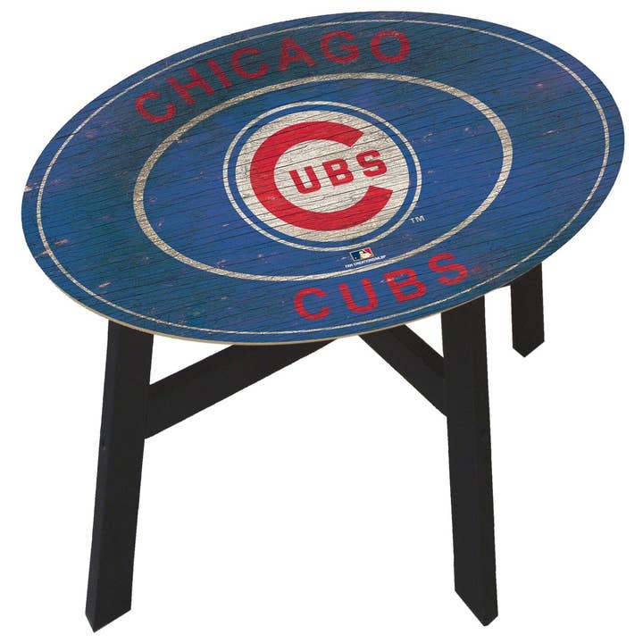 Chicago Cubs Heritage Logo Sidebord for engroshandel hos Fan Creations