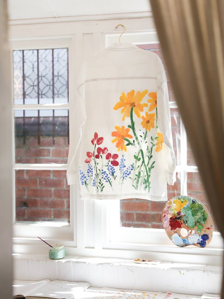 Flora Denim Jacket - No. 6 for wholesale by Frank & Dollys