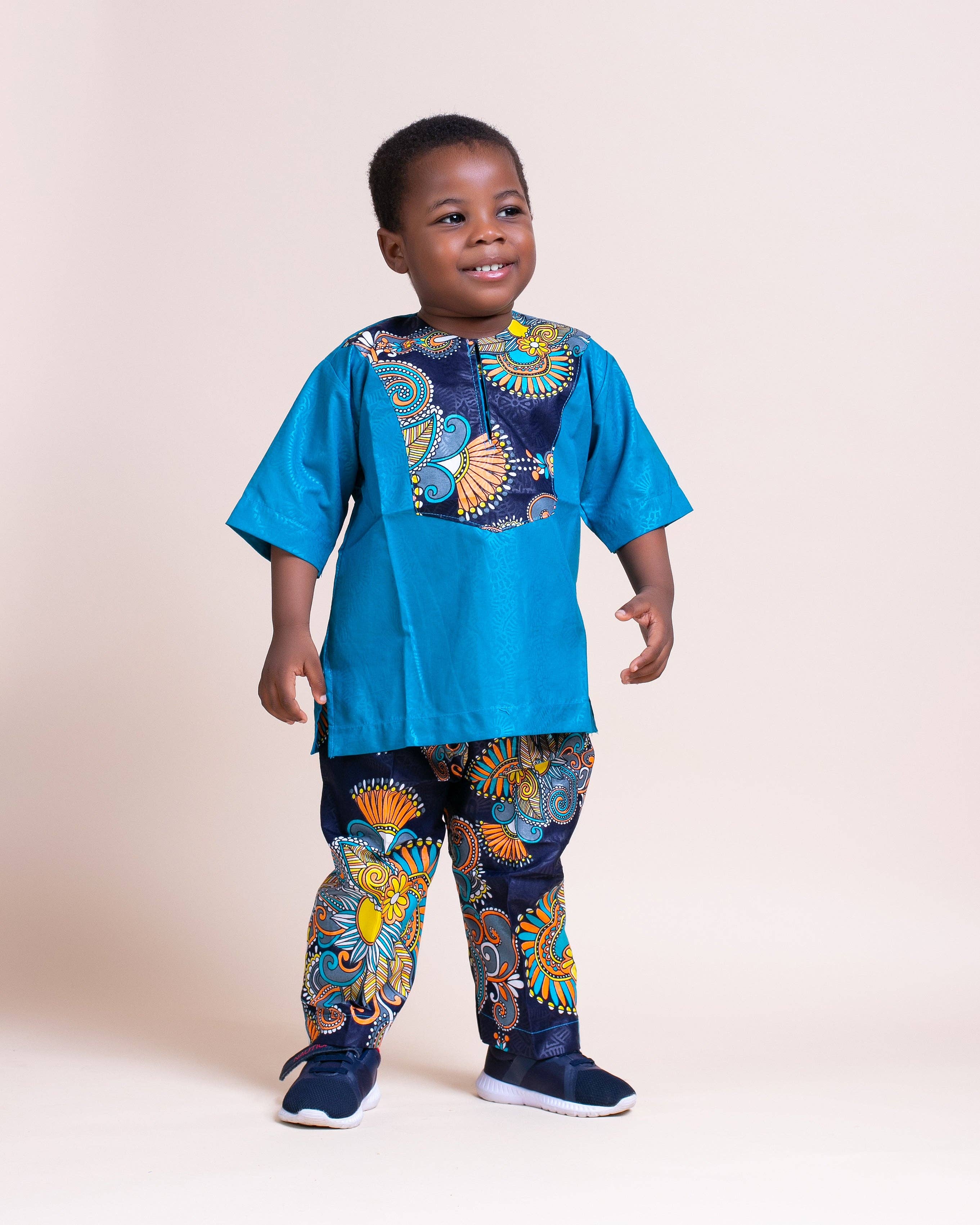 Abebi Modish - Wholesale Top & Pant Set - Kids - ABIOLA MATCHING SET (Available in another fabric)1