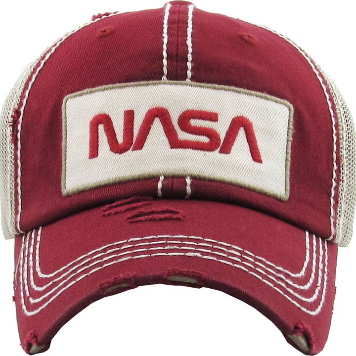 KBETHOS - Wholesale Trucker Hat - Men's - Nasa Vintage Meshback