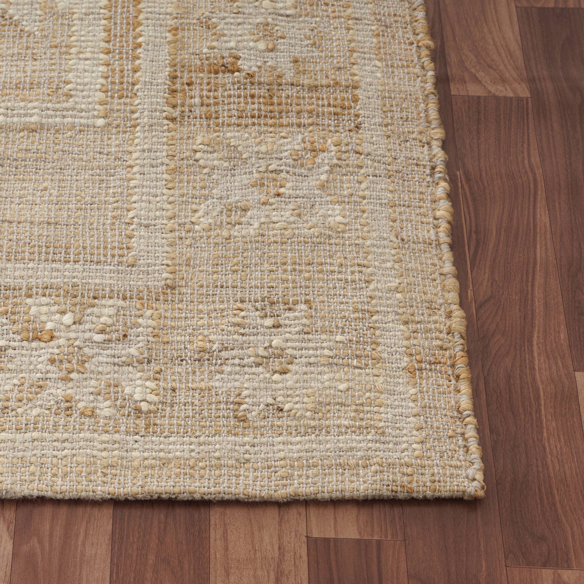 LR Home - Wholesale Area Rug - Classic Medallion Jute Blend Indoor Area Rug2