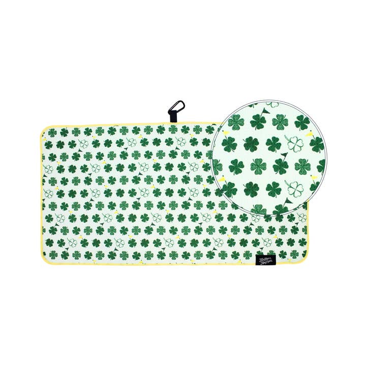 Microfiber Golf Towel - Amen Clover for wholesale by MULLIGAN HOOLIGAN®