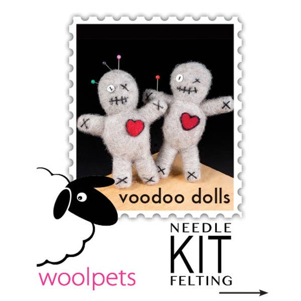 Woolpets - Venta al por mayor Kit de manualidades - Kit de fieltro Voodoo Dolls1