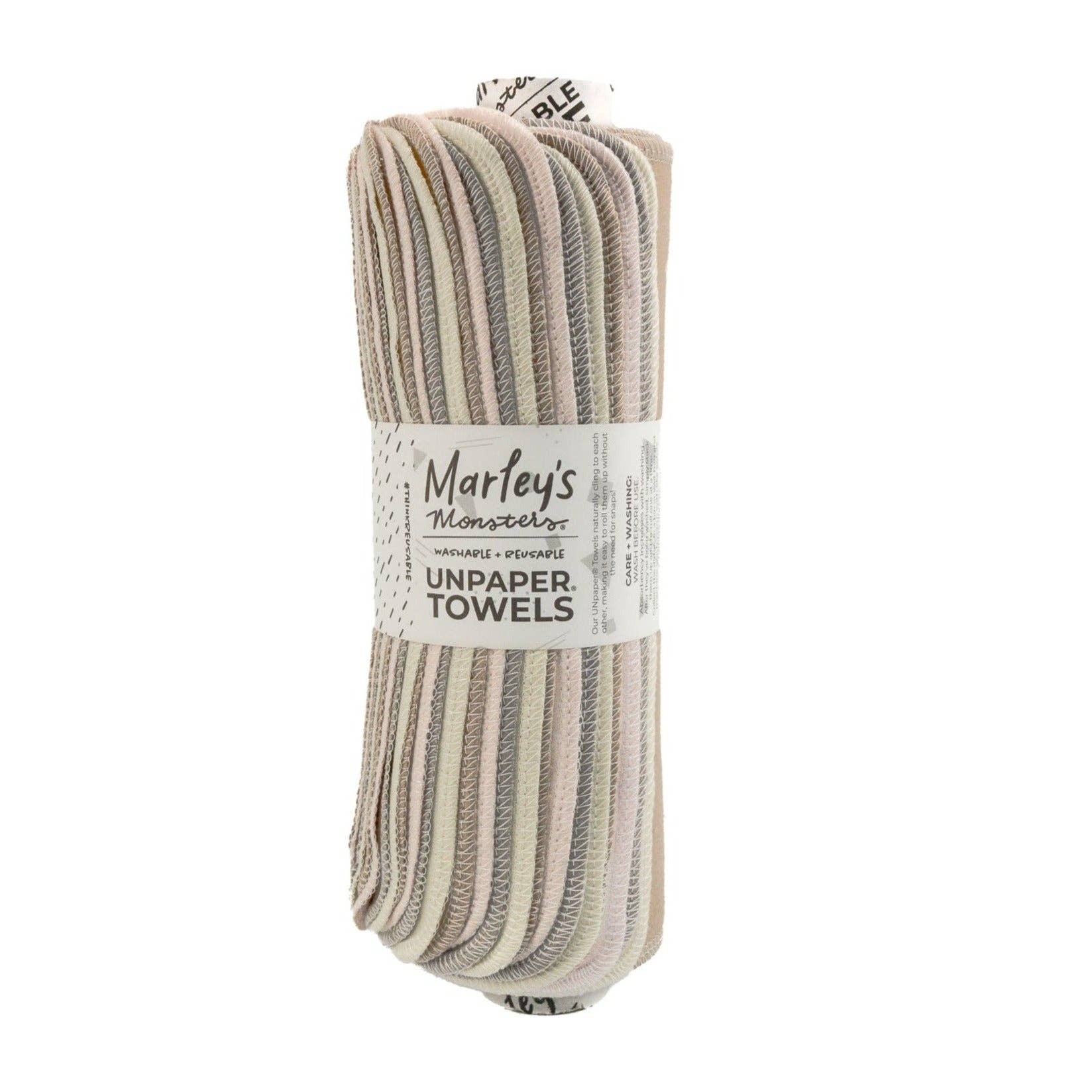 Marley's Monsters - Wholesale Paper Towels - UNpaper® Towels: Rainbow and Color Mixes - 12 or 24 count - Case of 66