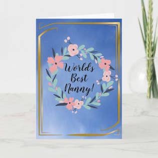 World's Best Nanny for wholesale by The Nanny Cards