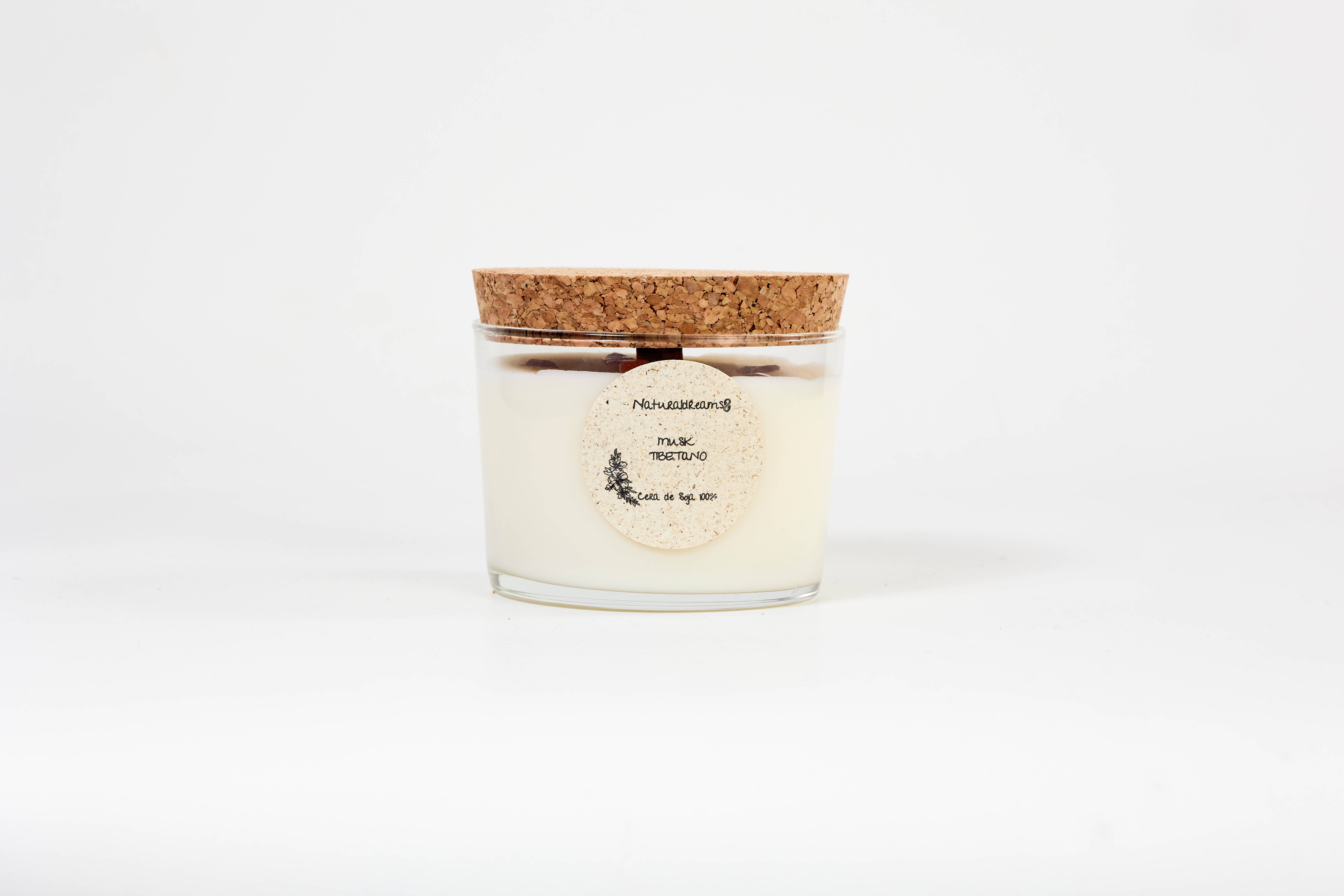 Naturaldreams8 – Engroshandel Glaslys – Tibetansk moskus sojavokskrone1