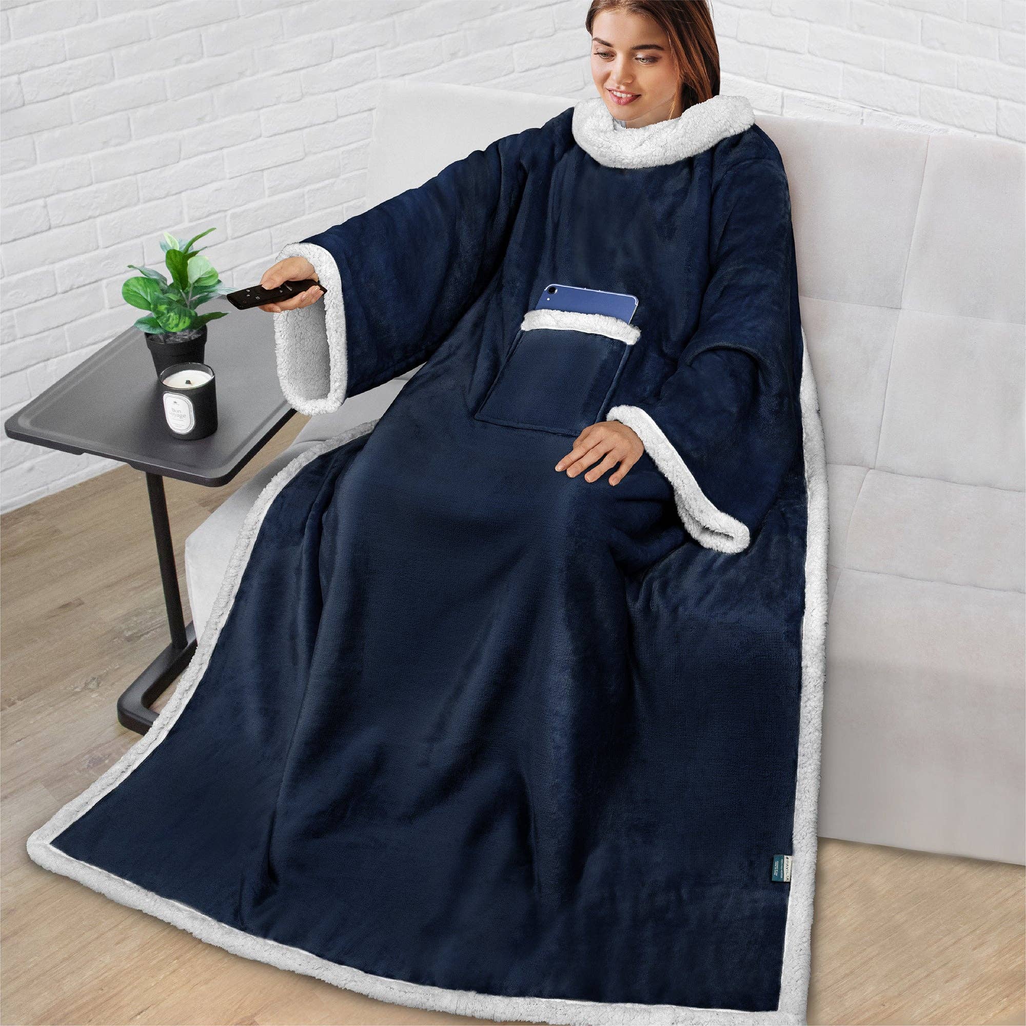 Pavilia - Vendita all'ingrosso Plaid - Coperta con maniche - Tasca applicata30