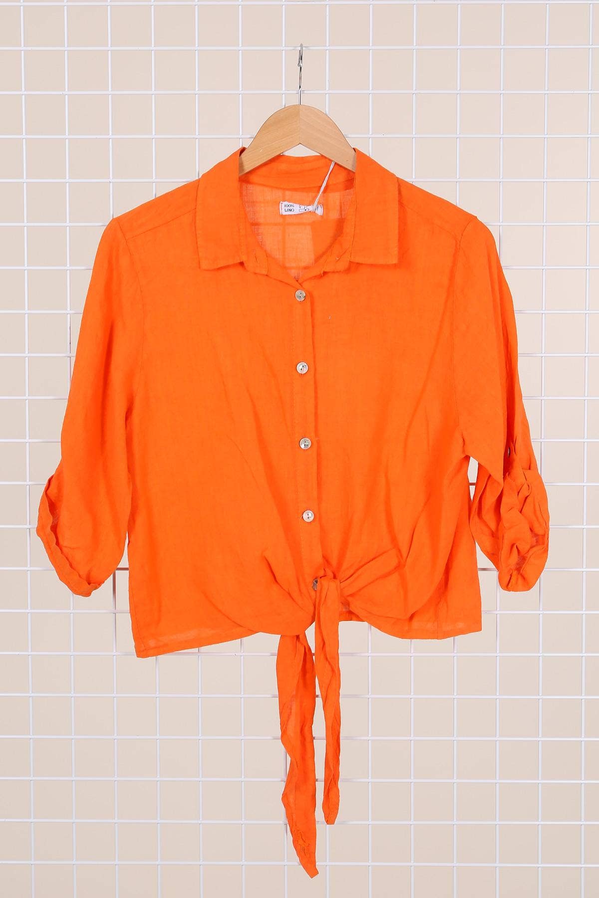 LINEN & COTTON HOUSE - Wholesale Button Down Shirt - Women's - 6228 100% LINEN SHIRT 7