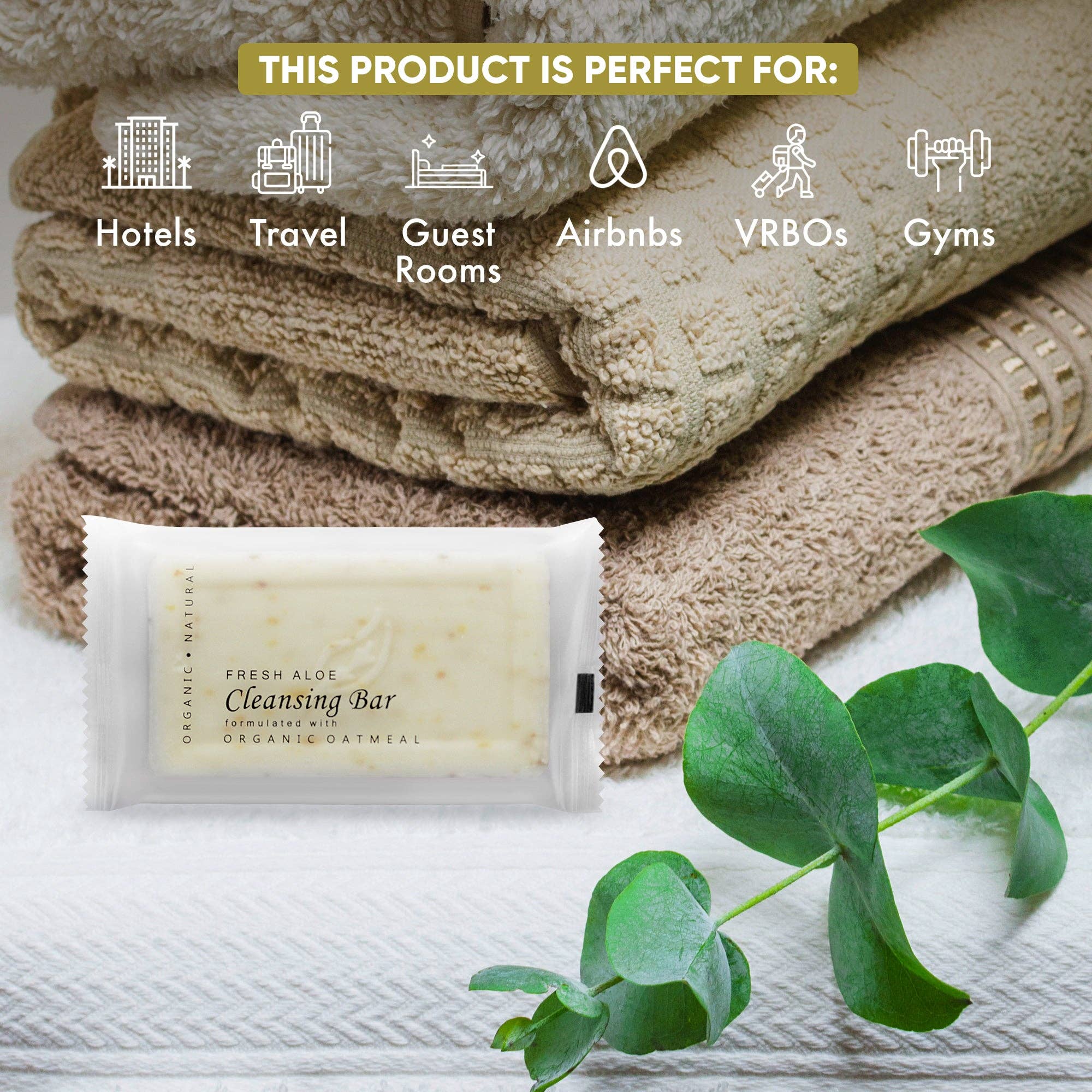 Diversified Hospitality Solutions - Wholesale Bar Soap - Diversified Hospitality White Aloe Vera Bar Soap, Travel Size Hotel Amenities, 1.25 oz (Case of 288) (1.25 oz.)1