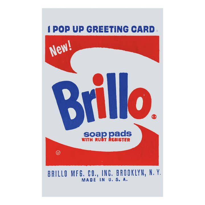 Poposition Press - Wholesale Everyday Greeting Card - Andy Warhol Brillo Box Sculptures Pop Up Greeting Card1