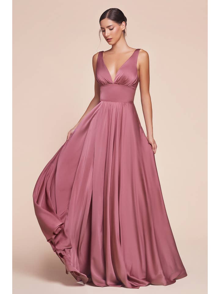Ladivine by Cinderella Divine - Wholesale Gown – Women's - Satin A-Line Dress23