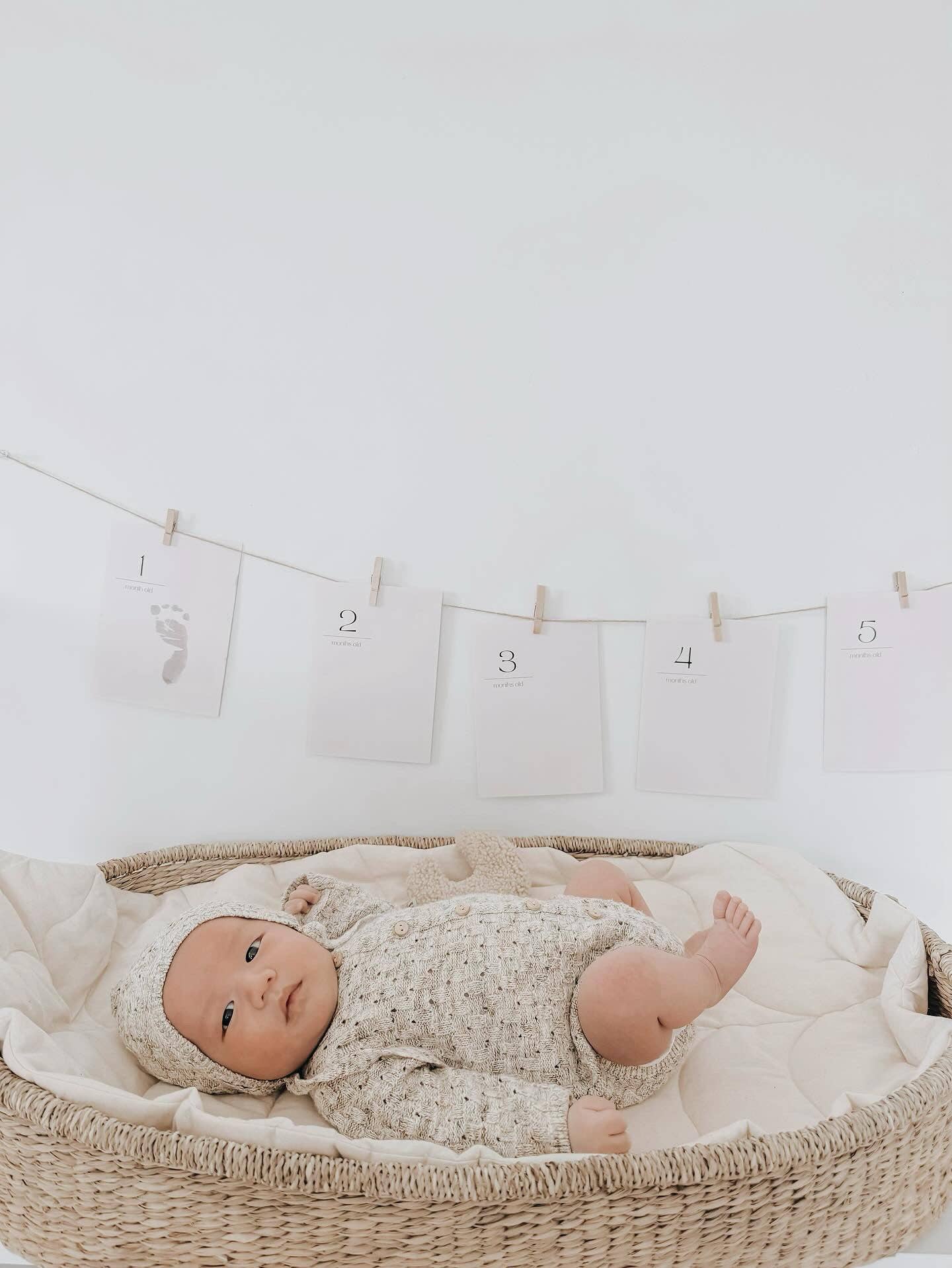 Little Lullaby - Wholesale Milestone Art/Keepsake - Kids & Baby - Inkless Milestone Cards5