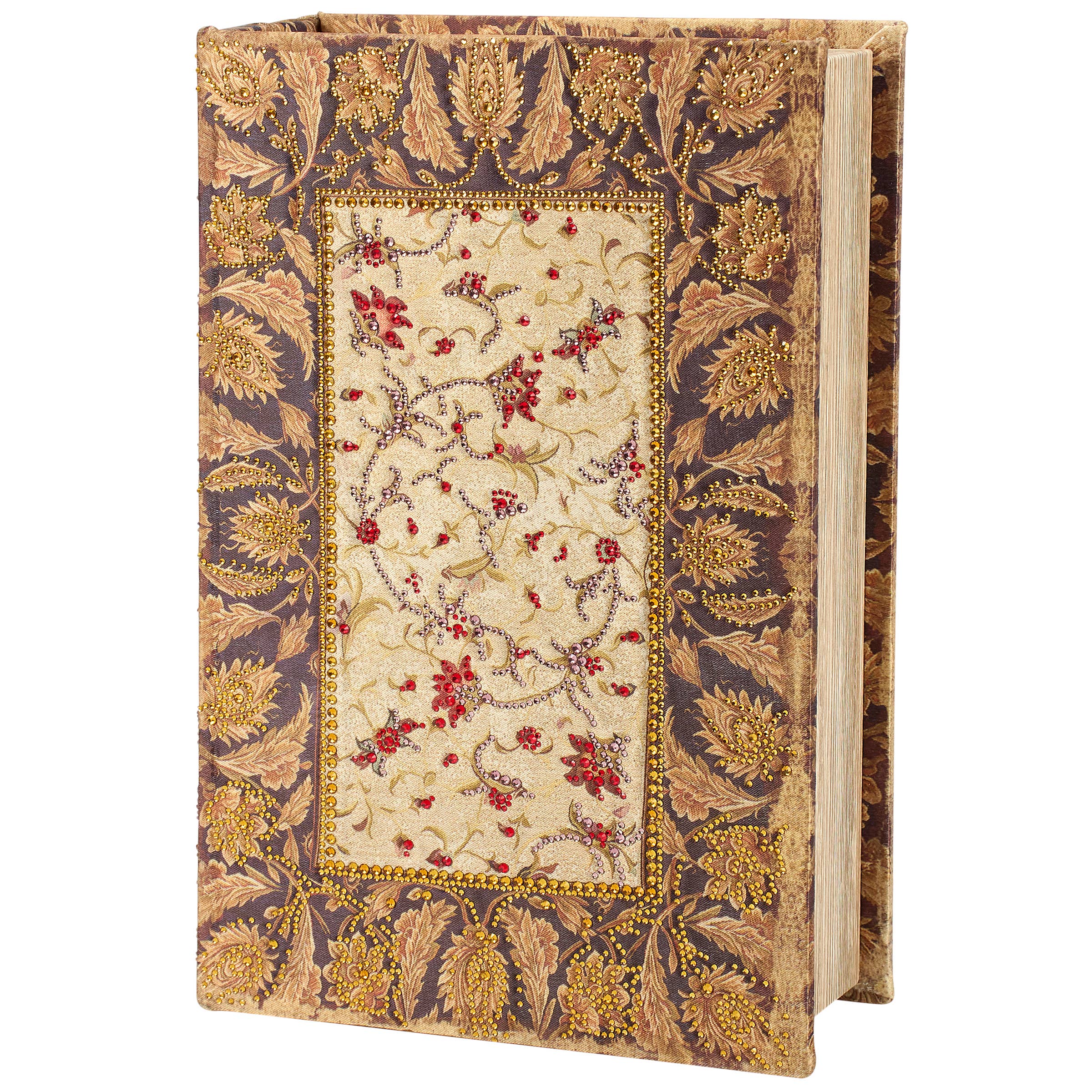 Primitives by Kathy - Wholesale Decorative Box - Embellished Floral Book Box3