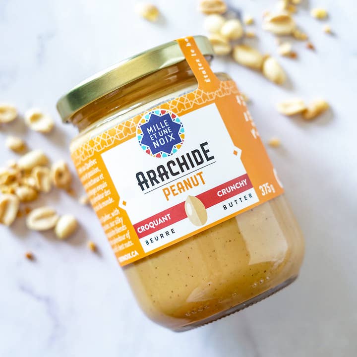 Beurre d’arachide croquant for wholesale by Mille et Une Noix / 1001 Nuts