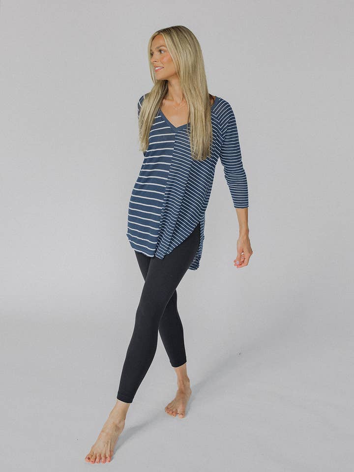 Summer Camp – wholesale Tunic – Women’s – Breezy Mornings Striped Raglan2