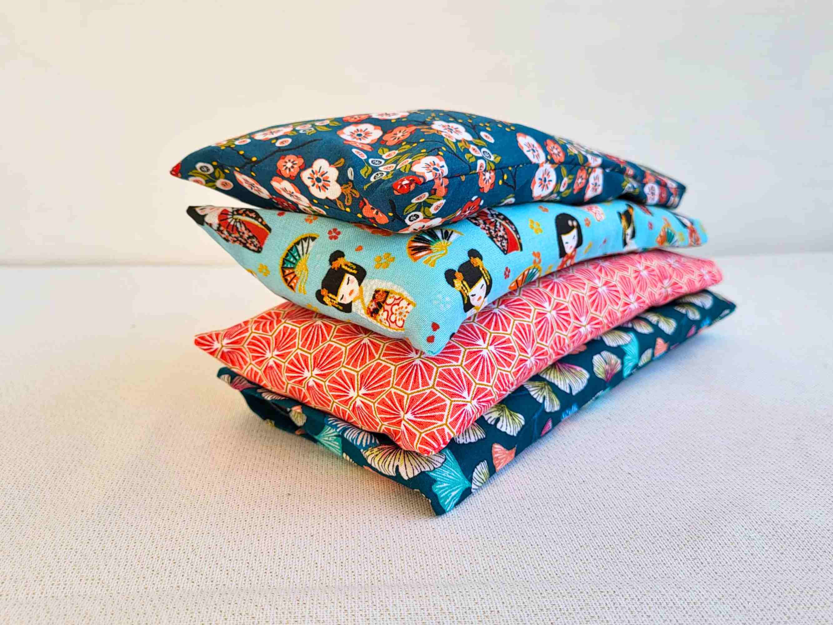 NS par Nathalie SEVE - Vente Compresses chaud/froid - Mini bouillotte  déhoussable  blé, lin ou noyaux de cerises5