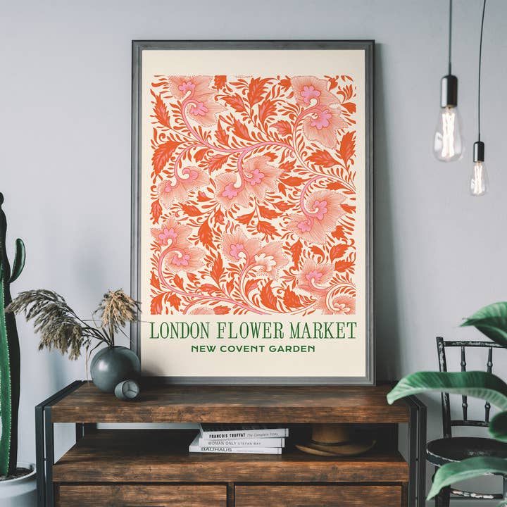 Ink & Drop - Wholesale Art Print - London Flower Market Covent Garden Print