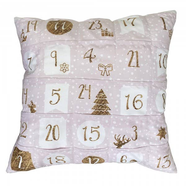 VE Adventkissen - Rose (3 Stk.) für den Großhandel von Hergo Creation GmbH