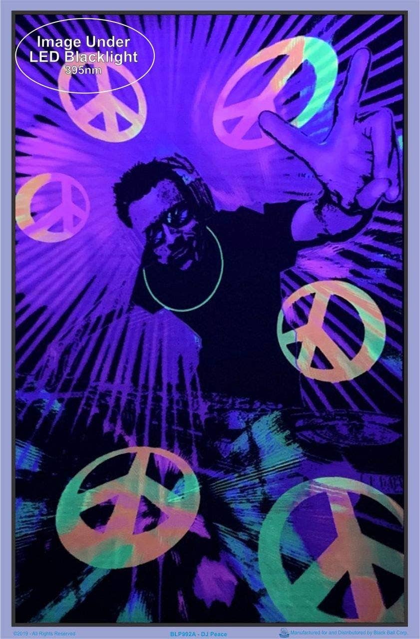 Scorpio Posters - Wholesale Poster - DJ Peace Black Light Poster - 23" X 35"1