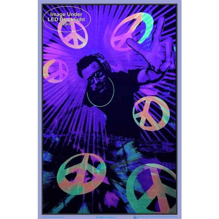 Scorpio Posters - Wholesale Poster - DJ Peace Black Light Poster - 23" X 35"1