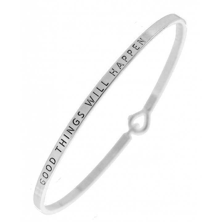 0011 PREMIERE – Großhandel Armreif – FR6714 GUTE DINGE WERDEN PASSIEREN_3mm Armreif