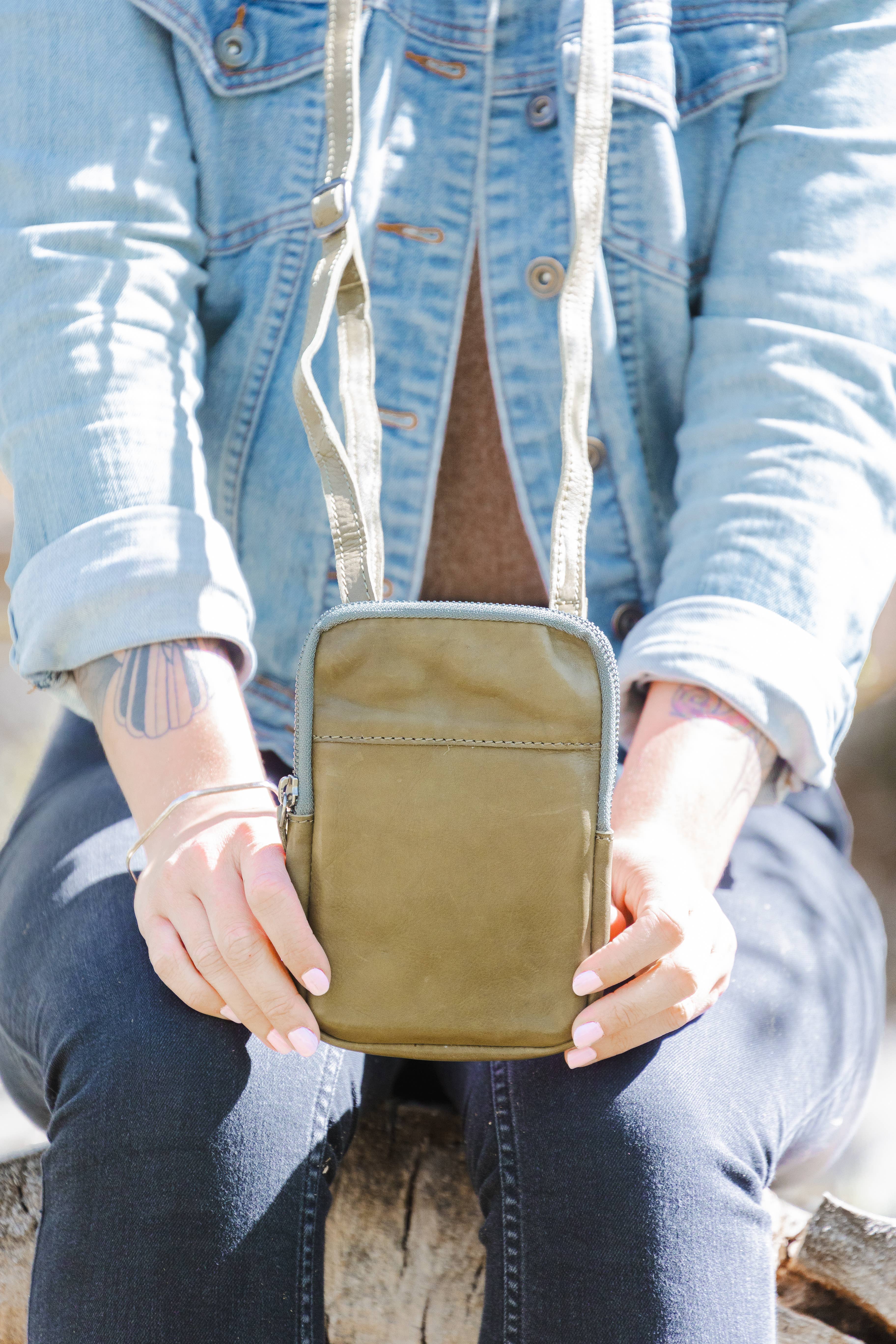 Keaan Leather Goods - Wholesale Crossbodytas - Dames - [IVY] TELEFOONTAS EN PORTEMONNEE | SUPERZACHT NAPPALEER18