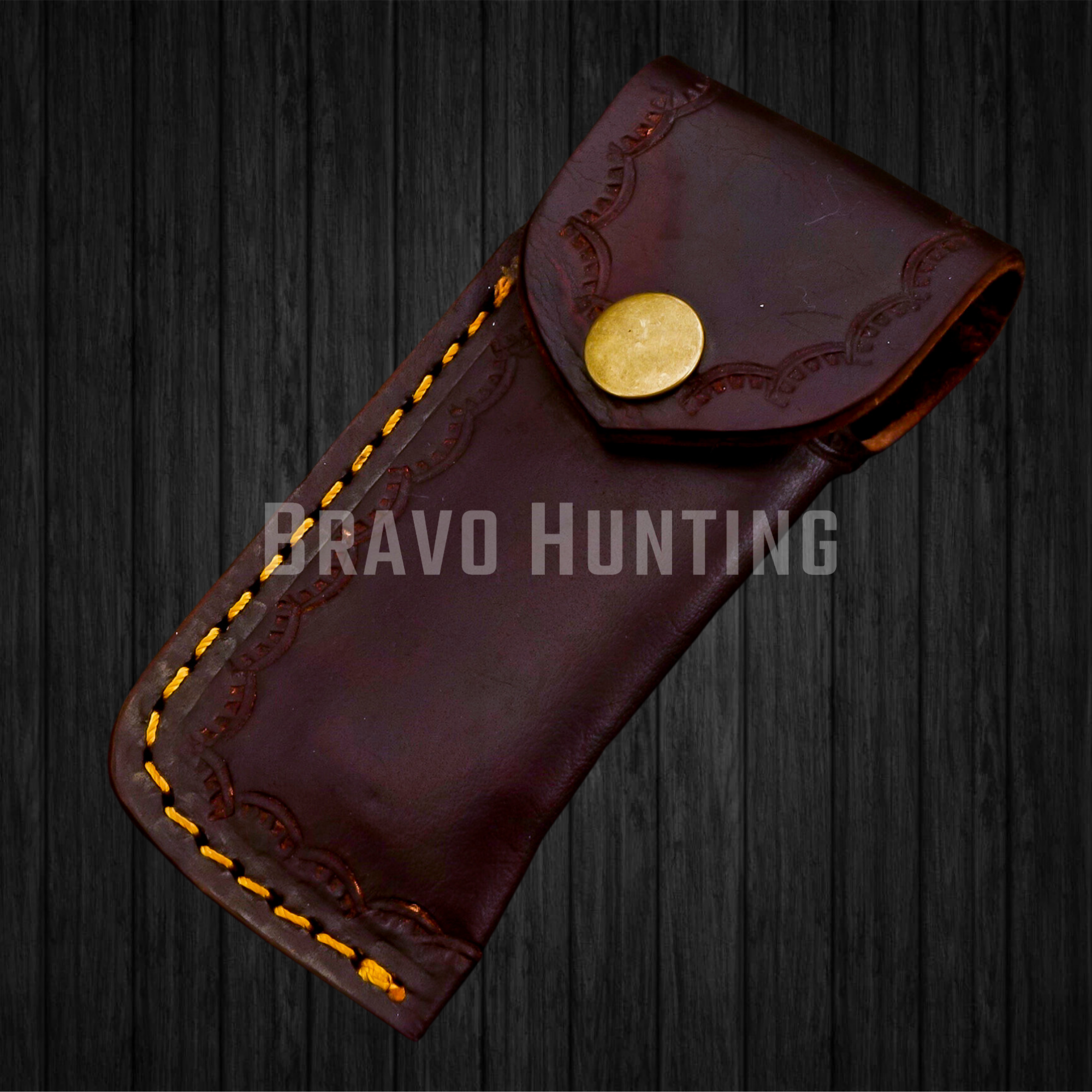 Bravohandicrafts - Vente Couteau de poche/étui - Couteau de poche pliant en acier damas - Idéal cadeau de Noël5