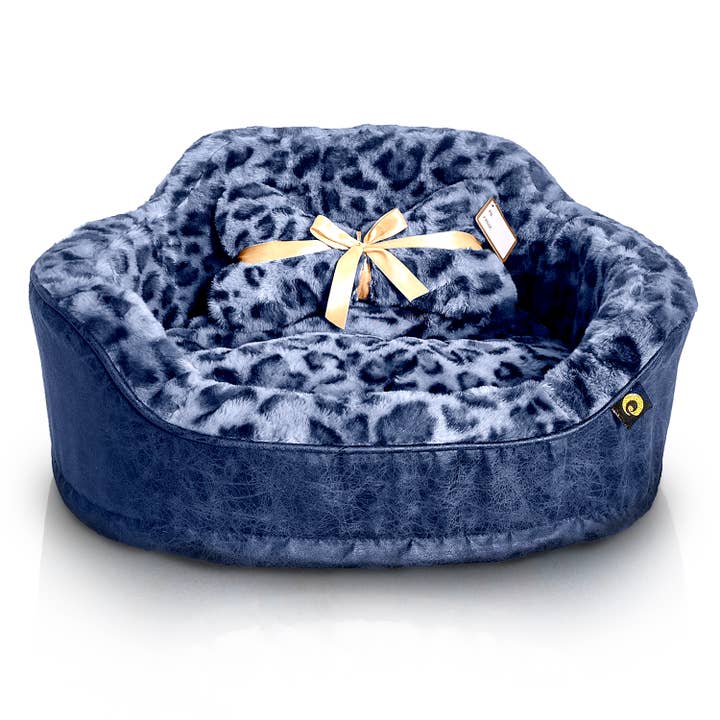 Precious Tails - Wholesale Pet Bed - Cat/Dog - Precious Tails Leopard Princess Bed