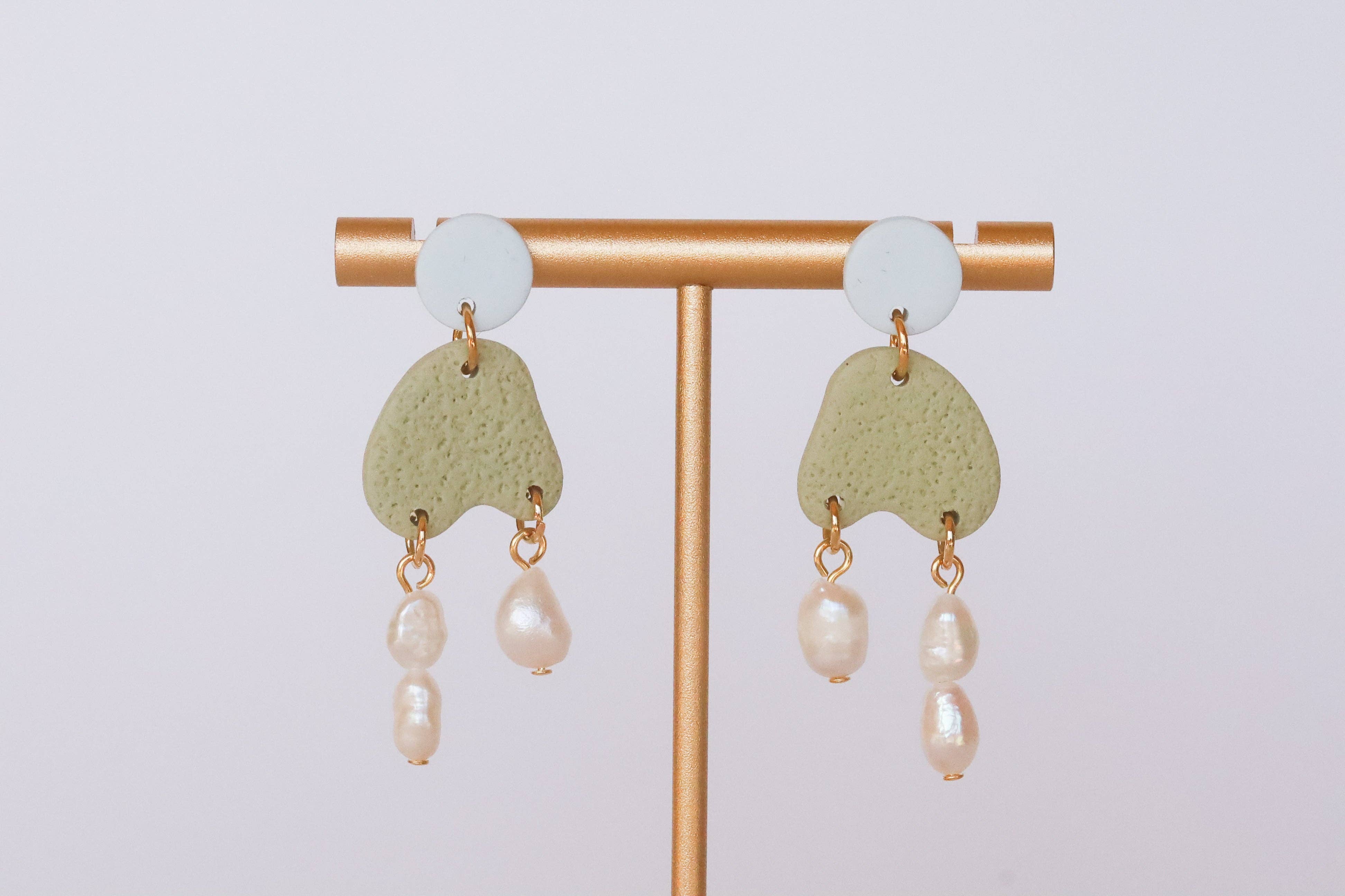 Rainbow's Clay - Wholesale Dangle Earrings - Pearl Drops7