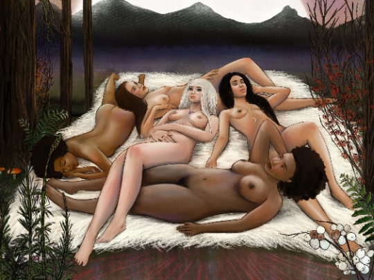 Kendra Hirons Art - Wholesale Art Print - Forest Nymphs5