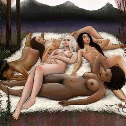 Kendra Hirons Art - Wholesale Art Print - Forest Nymphs5