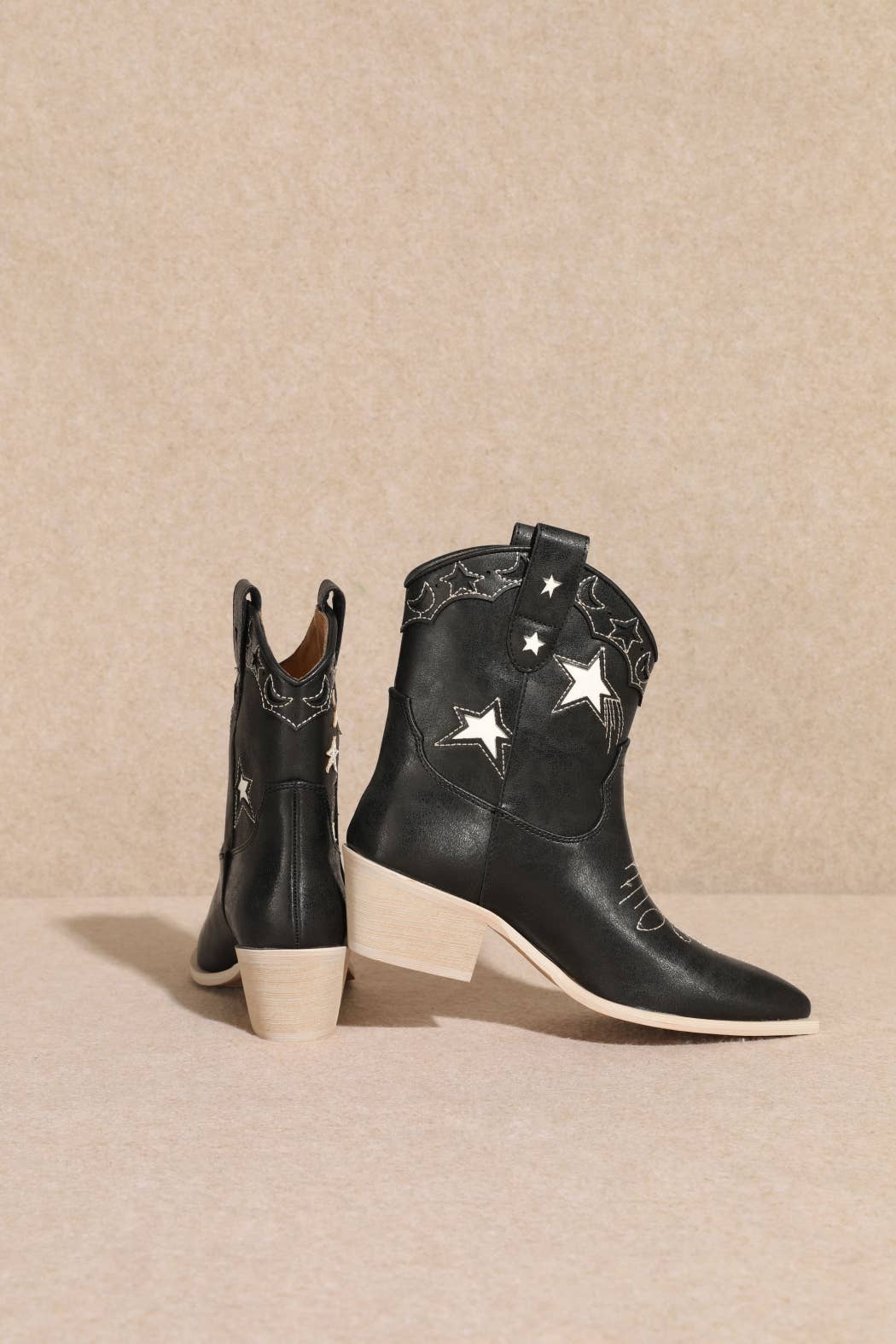 CCOCCI – Großhandel Cowboystiefel  Damen – VALERIE Western-Stiefeletten mit Sternstickerei7