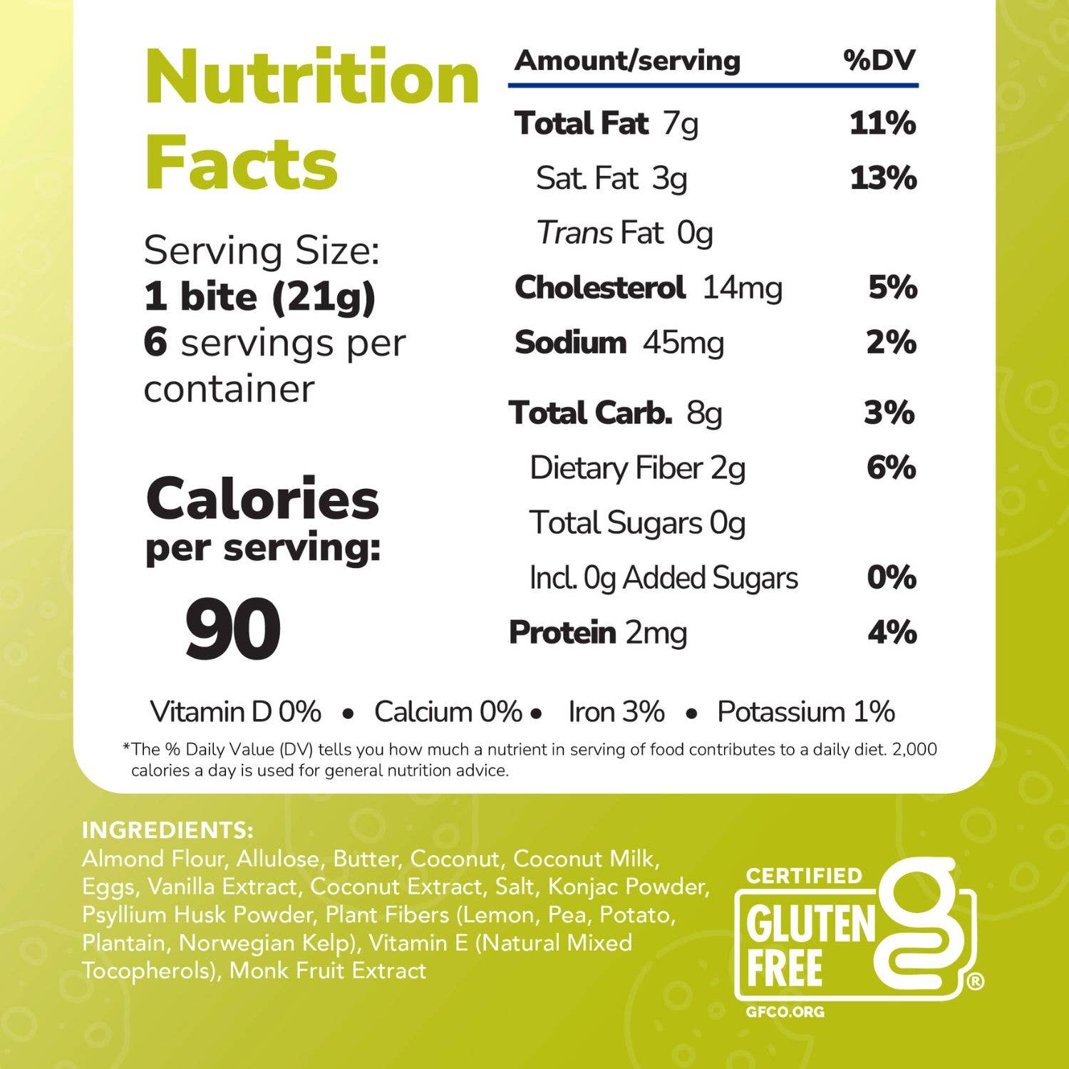 ChipMonk Baking - Vente Biscuits - Bouchées de biscuits Keto à la noix de coco grillées6