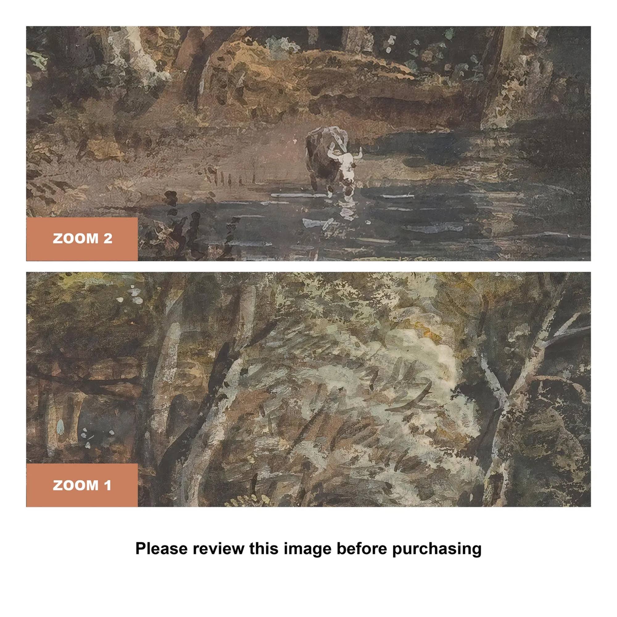 SimurgWallArts - Wholesale Wallpaper - Dark Forest Peel and Stick Wall Mural, Vintage Wallpaper7