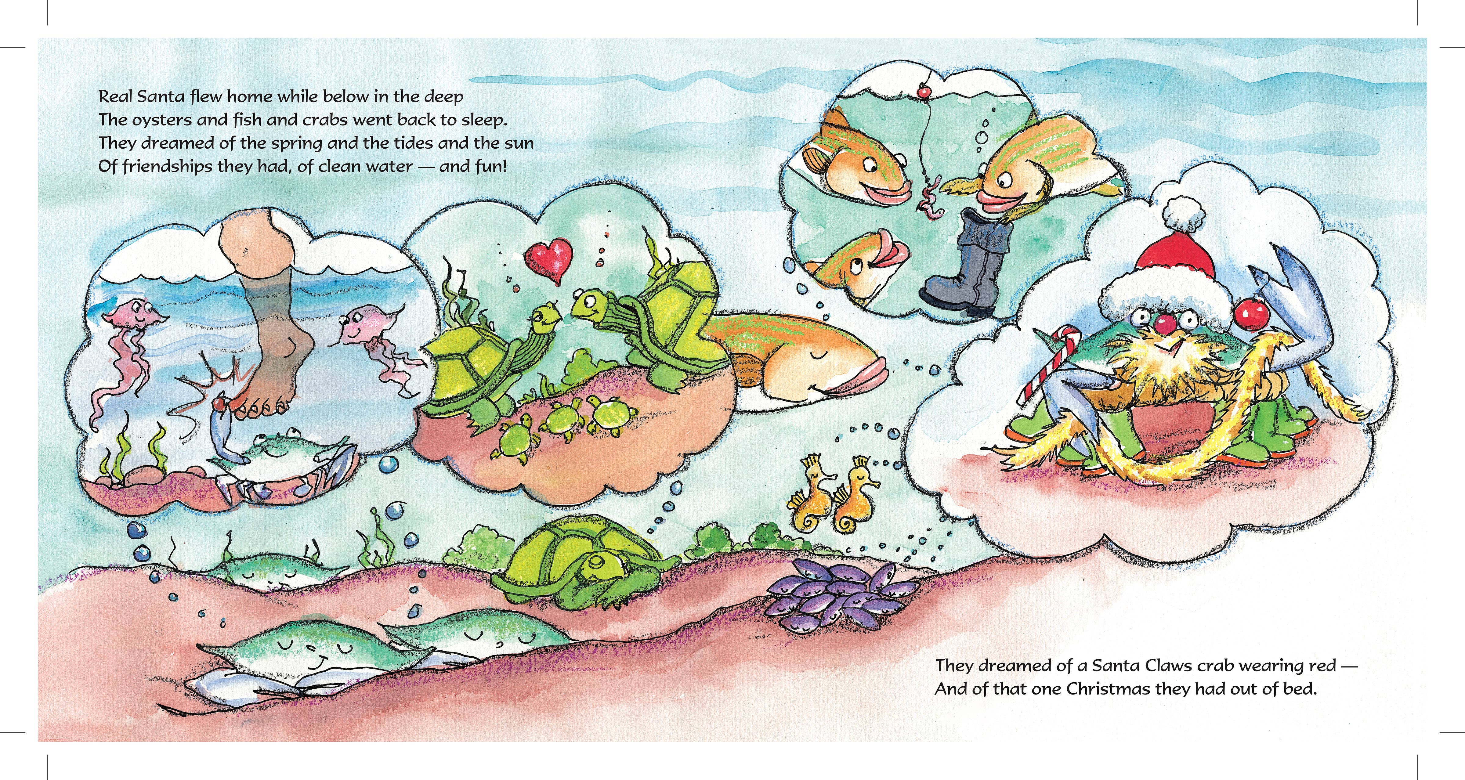 Schiffer Publishing - Wholesale Preschool Book (3-5) - Santa Claws: The Christmas Crab5