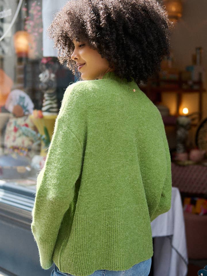 Nathael Paris - Wholesale Knit Sweater - Women's - Slightly oversized alpaca and wool sweater4