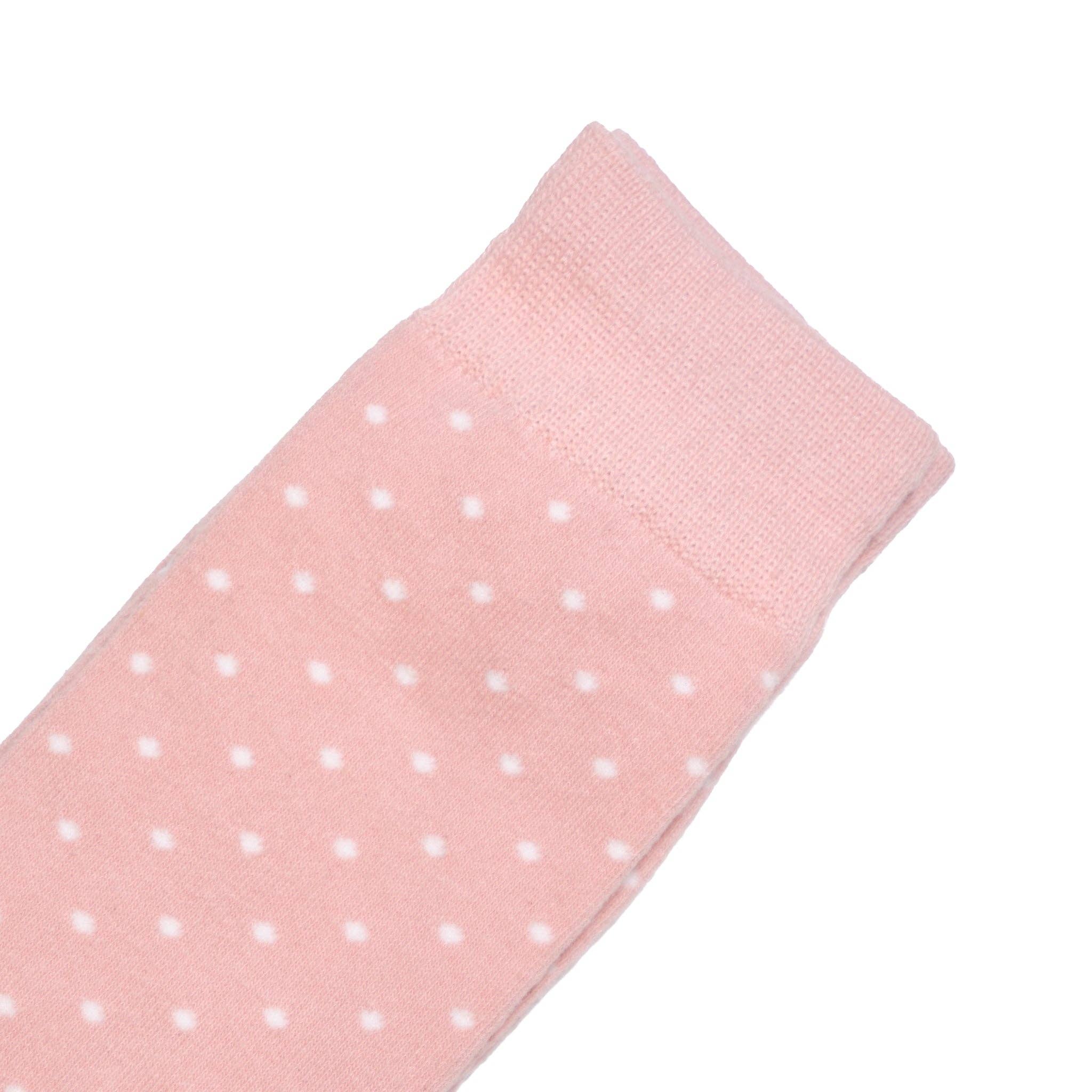 Groomsman Gear - Vente Chaussettes – homme - Chaussettes à pois Dusty Rose | Taille pour homme1