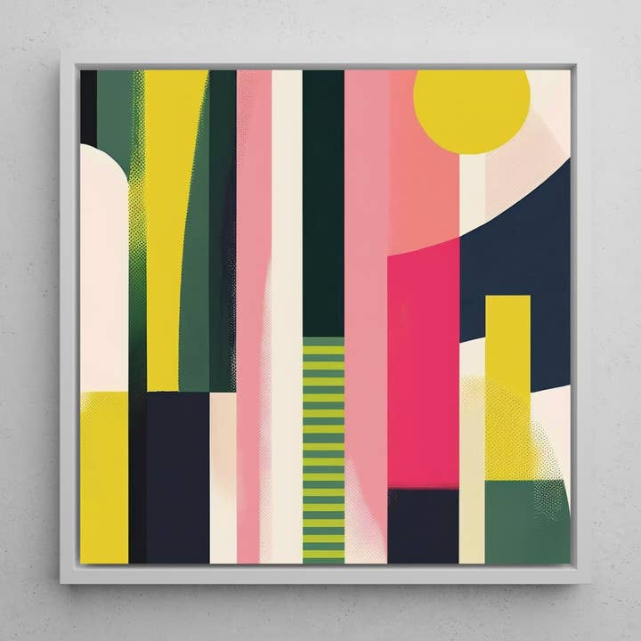 Acrylic Abstract Canvas Wall Art Print for wholesale by Venus Art Prints