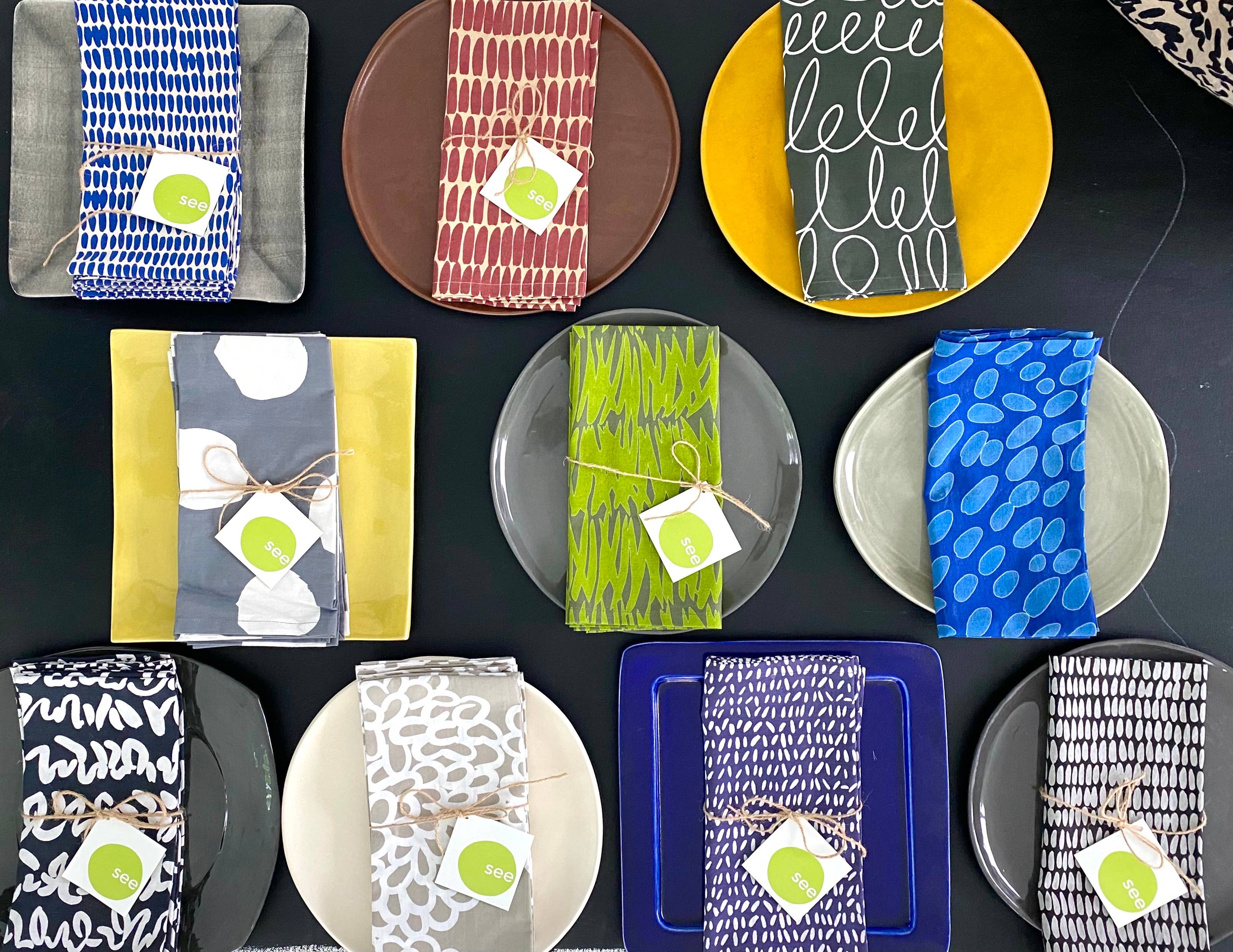 See Design – Großhandel Papier- & Stoffserviette – Servietten aus 100 % Baumwolle im 4er-Set43