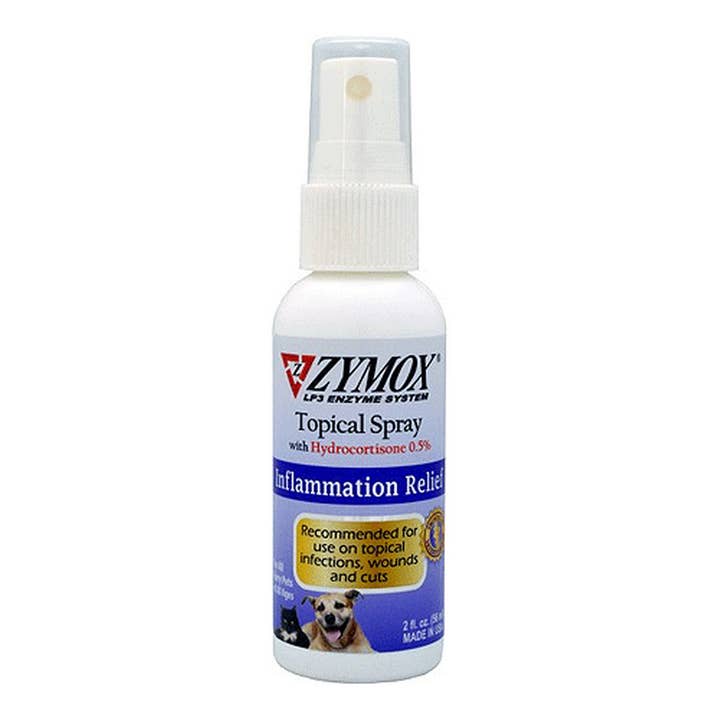 King Wholesale Pet Goods - Wholesale Pet Spray - Dog - Zymox Topical Hydrocortisone Spray 2oz