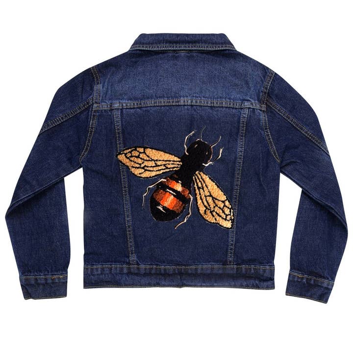 Jeansjacke Bee für den Großhandel von Cat in the Hood