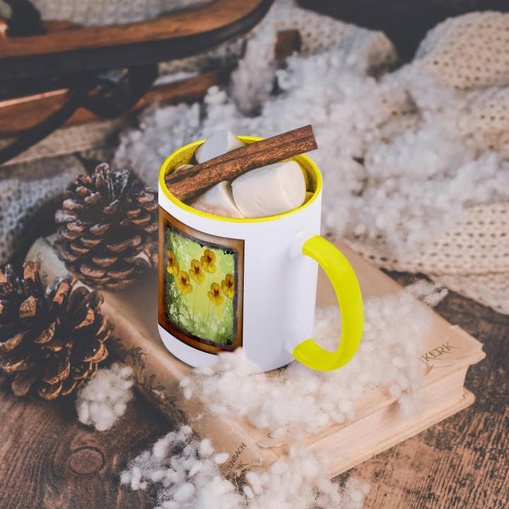 3dRose – wholesale Kaffekoppar – 3dRose, Näckrosabstrakt, Mugg5